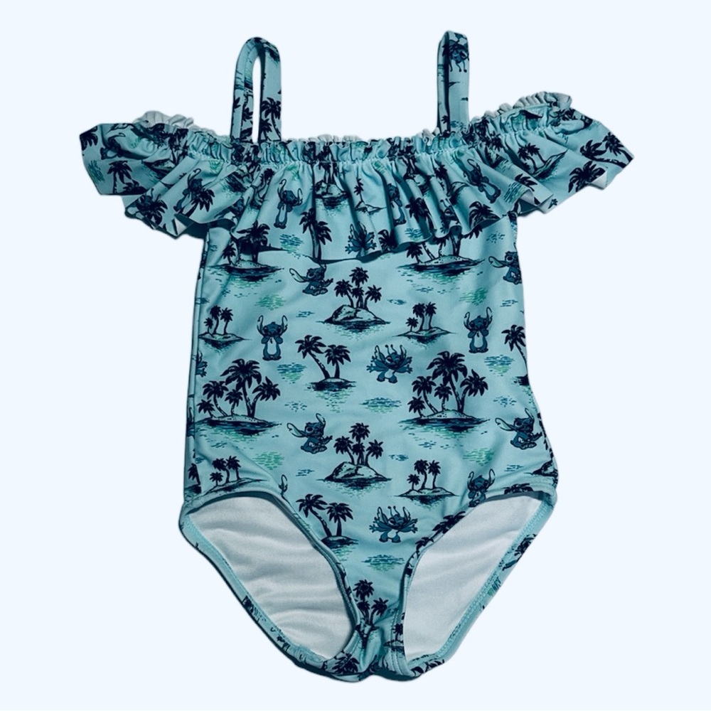 Toddler Girl Disney Stitch Swimsuit Size 3
